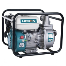 Heron benzinmotoros vízszivattyú 5,5 LE,max.600l/min, max.7m szívómélység,max.28m nyomómagasság, 50mm (2") csőátmérő (EPH-50) szivattyú