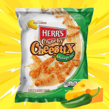  Herrs USA Crunchy sajtos és jalapeno chips 227g előétel és snack
