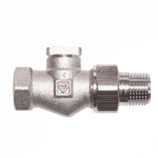  HERZ RL1 visszatérő radiátorszelep, egyenes, 3/8&amp;#34; hűtés, fűtés szerelvény