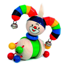 Hess fa csörgős bohóc készségfejlesztő