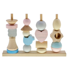 Hess fa rakos torony játék puzzle, kirakós