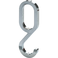 Hettich ruhaakasztó akasztórúdhoz 15 mm x 30 mm műanyag krómozott bútor