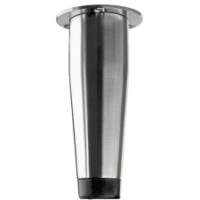 Hettich Vitima bútorláb, átmérő: 50 mm x 100 mm, rozsdamentes acél hatású bútor