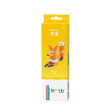 Hey Clay levegőn száradó Gyurmakészlet - Róka 3db gyurma