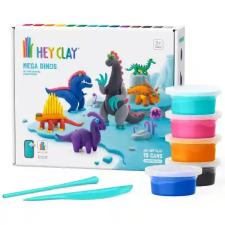Hey Clay - &quot;Mega dinók&quot; színes gyurma készlet gyurma