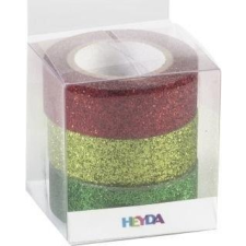 Heyda X-Mas 3 db glitteres ragasztószalag (4005329134197) kreatív és készségfejlesztő