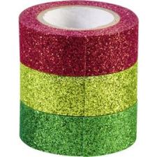 Heyda X-Mas 3 db glitteres ragasztószalag (HEYDA_203584377) ragasztószalag