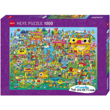 Heye 1000 db-os puzzle - Doodle Village (29936) puzzle, kirakós