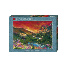 Heye 1000 db-os puzzle - Felted Art - Washing Line (29916) puzzle, kirakós