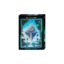 Heye 1000 db-os puzzle - Future Cities - Sky Isle (30060) puzzle, kirakós