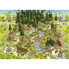 Heye puzzle őrült állatkert: fekete erdő kiállítás 1000 darab puzzle, kirakós