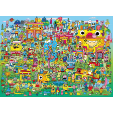Heye puzzle pens are my friends: doodle village 1000 darabos puzzle, kirakós