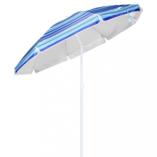 Hi kék csíkos strandnapernyő 200 cm kerti bútor