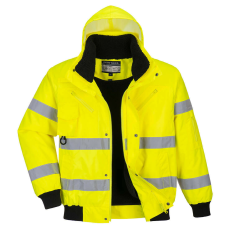  Hi-Vis 3 az 1-ben bomber dzseki PW_C467YERXL Sárga - XL méret