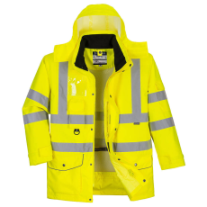  Hi-Vis 7:1 Traffic kabát PW_S427YER4XL Sárga - 4XL méret