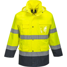  Hi-Vis Lite 3 az 1-ben kabát PW_S162YNRXXL Sárga/Navy - XXL méret