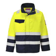 Hi-Vis Modaflame munkakabát PW_MV25YNRXL Sárga/Navy - XL méret
