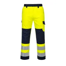  Hi-Vis Modaflame nadrág PW_MV46YNRM Sárga/Navy - M méret munkaruha