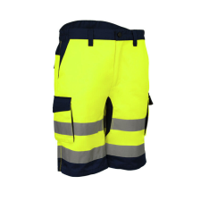  HIBANA FLUO SÁRGA/SÖTÉTKÉK BERMUDA_2XL láthatósági ruházat