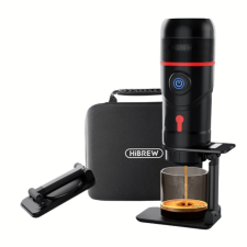 HiBREW Újracsomagolt HiBREW H4 Premium 3in1 multikapszulás, hordozható kávéfőző táskával, állvánnyal (fekete) kávéfőző