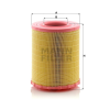 HIFLOFILTRO Mann-Filter C29010KIT Levegőszűrő