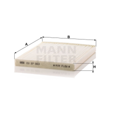 HIFLOFILTRO Mann-Filter CU27003 Pollenszűrő pollenszűrő