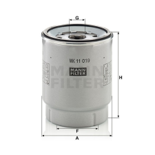 HIFLOFILTRO Mann-Filter WK11019Z Üzemanyagszűrő autóalkatrész