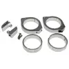 HIGHSIDER CNC alumínium index tartó szett, krómozott, motorkerékpárhoz, M8 menettel, 50-52-54 mm HIGHSIDER Elektronika Világítások Index alkatrészek