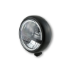 HIGHSIDER pro 5 3/4 hüvelykes LED fényszóró PECOS TYPE 5, matt fekete, fekete lencse, alsó rögzítés HIGHSIDER Elektronika Lámpa, fényszóró, index Fényszóró (tuning)