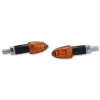 HIGHSIDER smart Halogén irányjelző LIZZARD, fekete, sárga üveg, 12V/6W HIGHSIDER Elektronika Világítások Indexek