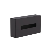  Higiéniai zacskótartó Hansgrohe AddStoris fekete matt színben 41774670 fürdőszoba kiegészítő