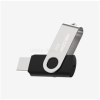 HIKSEMI M200S Rotary USB 2.0 8GB pendrive (szürke-fekete) (HS-USB-M200S_8G)