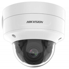 Hikvision 2 MP AcuSense WDR motoros zoom EXIR IP dómkamera; hang I/O; riasztás I/O; integrált RJ45 megfigyelő kamera