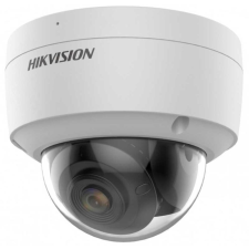 Hikvision 2 MP WDR fix ColorVu AcuSense IP dómkamera; riasztás I/O; hang I/O; mikrofon megfigyelő kamera