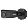 Hikvision 4 MP AcuSense WDR motoros zoom EXIR IP csőkamera; hang I/O; riasztás I/O; integrált RJ45; fekete
