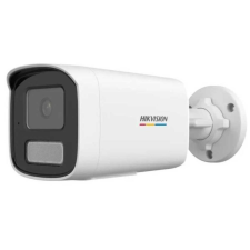 Hikvision 4 MP fix ColorVu IP csőkamera; IR/láthatófény; beépített mikrofon megfigyelő kamera