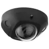 Hikvision 6 MP WDR fix EXIR AcuSense IP mini dómkamera; mikrofon; hang I/O; riasztás I/O; fekete
