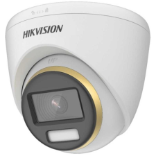 Hikvision 8 MP ColorVu THD WDR fix dómkamera; fényriasztás; PoC megfigyelő kamera