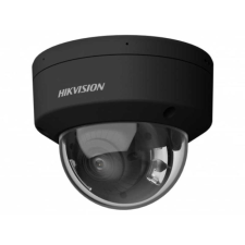 Hikvision 8 MP WDR fix ColorVu AcuSense IP dómkamera; láthatófény; hang I/O; riasztás I/O; mikrofon; fekete megfigyelő kamera