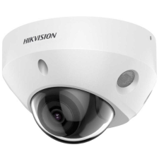 Hikvision 8 MP WDR fix EXIR IP mini dómkamera; mikrofon; hang I/O; riasztás I/O megfigyelő kamera