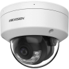 Hikvision Analóg HD, Dómkamera, 2MP, Fix objektív, 2.8mm, IR, 40m, Fém ház, DC12V/PoC, TVI, beépített mic