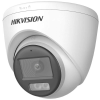 Hikvision Analóg HD, Dómkamera, 2MP, Fix objektív, 2.8mm, IR, 40m, Fém-műanyag ház, DC12V/PoC, TVI, mic