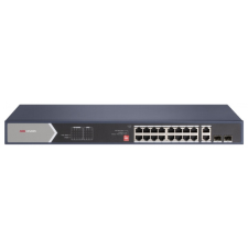 Hikvision DS-3E0520HP-E 16 portos PoE Switch biztonságtechnikai eszköz