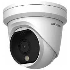 Hikvision HeatPro IP hőkamera; 90°x66°; dómkamera kivitel; ±8°C; -20°C-150°C; villogó fény/hangriasztás megfigyelő kamera