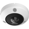 Hikvision Hikvision DS-2CD6365G1-IVS (1.16mm) 6 MP 360° vandálbiztos IR Smart IP fisheye kamera, hang I/O, riasztás I/O, mikrofon/hangszóró