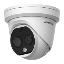 Hikvision Hőkamera, Bispektrális turret, 256x192, 7 mm , Fény és hangriasztás, 12 um megfigyelő kamera