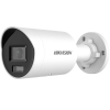 Hikvision IP, Csőkamera, 8MP, Fix objektív, 2.8mm, IR 40m, SD fogl., Kétirányú audió, Fény-hang riasztás