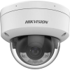 Hikvision IP, Dómkamera, 4 MP, Fix objektív,2.8mm, AcuSense, IR, Fehér LED,Hang/riasztás I/O,mikrofon