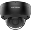Hikvision IP, Dómkamera, 4 MP, Fix objektív, 2.8mm, EXIR 30m, Fekete,  IR,  Hang/riasztás I/O, Mikrofon