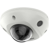 Hikvision IP, Mini dómkamera, 2 MP, Fix objektív, 2.8mm ColorVu,  Fehér LED,  Hang/riasztás I/O